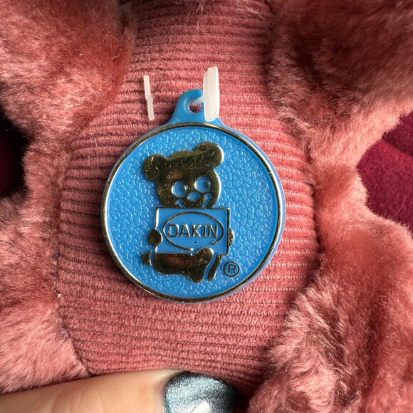 1983 Dakin Purple Dragon Plush Stuffed Toy‎ New With Tags Korea "Duncan" - Picture 4 of 7